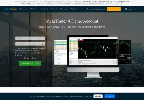 
                            11. Open MetaTrader 4 Demo account | Free MT4 Forex Demo Account