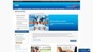 
                            1. Open NRI Account online - NRE/NRO – NRI Banking at Citibank India
