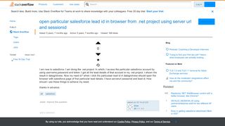 
                            11. open particular salesforce lead id in browser from .net ...