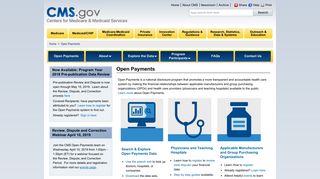 
                            11. Open Payments - Centers for Medicare & Medicaid Services - CMS