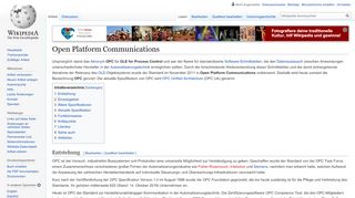 
                            3. Open Platform Communications – Wikipedia