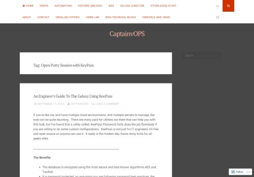 
                            7. Open Putty Session with KeyPass – CaptainvOPS