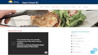 
                            1. Open School BC | FOODSAFE