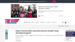 
                            12. Open University's second-chance model 'may already be gone ...