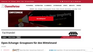 
                            12. Open-Xchange: Groupware für den Mittelstand - channelpartner.de