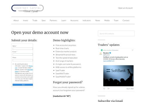 
                            11. Open your demo account now - Courtney Capital