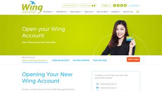 
                            12. Open Your Wing Account Today | Personal | Wing