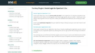 
                            12. OpenCart 1.5.x Social Login Extension | docs.oneall.com