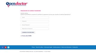 
                            4. Opendoctor - Cambio password