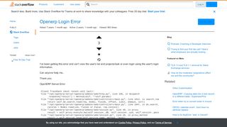 
                            7. Openerp Login Error - Stack Overflow