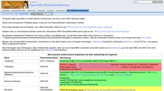 
                            9. OpenHBCI/GetesteteBanken - LinuxWiki.org - Linux Wiki und Freie ...