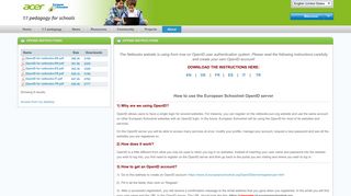 
                            10. OpenID - Acer-EUN's Educational Netbook Pilot