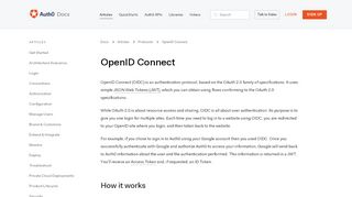 
                            6. OpenID Connect - Auth0