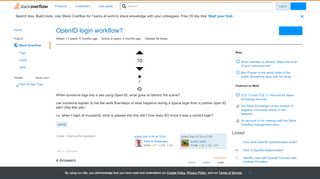 
                            7. OpenID login workflow? - Stack Overflow