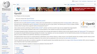 
                            10. OpenID - Wikipedia