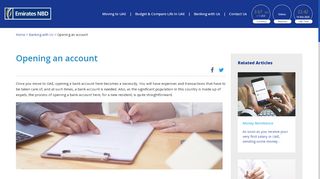 
                            12. Opening an account - Emirates NBD