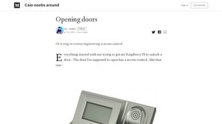 
                            5. Opening doors – Caio noobs around – Medium