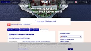 
                            8. Opening hours and bank holidays in Denmark - Nordea ...