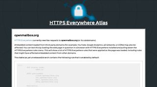 
                            10. openmailbox.org - HTTPS Everywhere Atlas