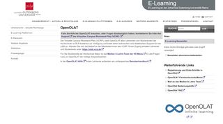 
                            5. OpenOLAT | E-Learning an der Johannes Gutenberg-Universität Mainz