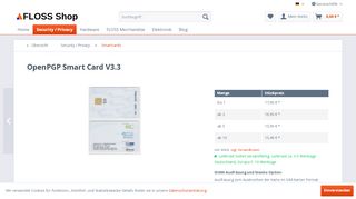 
                            1. OpenPGP Smart Card V3.3 | Smartcards | Security / Privacy | FLOSS ...