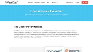 
                            9. Opensense vs. Exclaimer