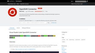 
                            8. OpenShift Connector - Visual Studio Marketplace