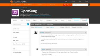 
                            9. OpenSong / Discussion / Open Discussion:CCLI Song Select - OSI ...