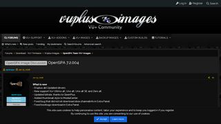 
                            10. OpenSPA Image Discussion - OpenSPA 7.2.004 | vuplus-images.co.uk