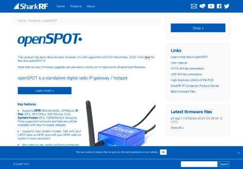 
                            2. openSPOT – SharkRF