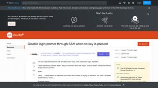 
                            2. openssh - Disable login prompt through SSH when no key is present ...