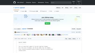 
                            6. openssl/CHANGES at master · openssl/openssl · GitHub