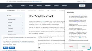 
                            8. OpenStack DevStack - Packet - Packet Bare Metal