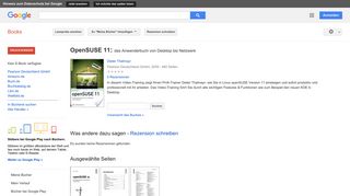 
                            11. OpenSUSE 11: das Anwenderbuch von Desktop bis Netzwerk