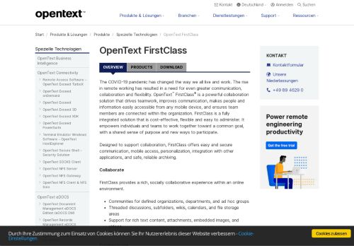 
                            12. OpenText FirstClass | OpenText