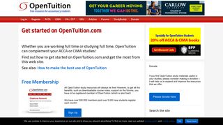 
                            10. OpenTuition.com | free ACCA lectures | ACCA course notes, exam tips