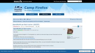 
                            3. OpenURLWith per Batch starten - Camp Firefox