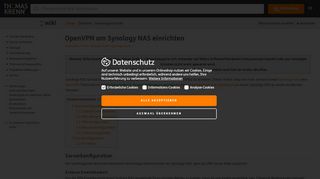 
                            13. OpenVPN am Synology NAS einrichten – Thomas-Krenn-Wiki