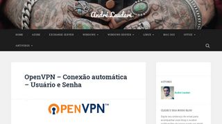 
                            1. OpenVPN – Conexão automática – Usuário e Senha | André Laudari