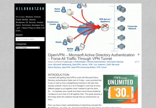 
                            9. OpenVPN – Microsoft Active Directory Authentication - KiloRoot