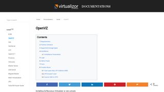 
                            11. OpenVZ - Virtualizor