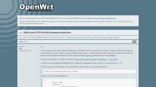 
                            2. OpenWrt Forum Archive