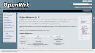 
                            11. OpenWrt Project: Option Globesurfer III