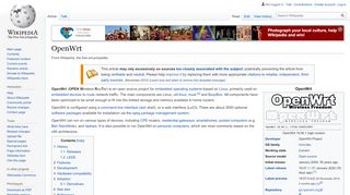 
                            10. OpenWrt - Wikipedia