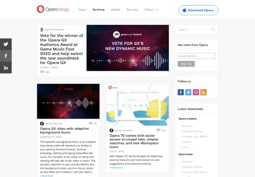 
                            7. Opera Desktop Team's blog - The Opera blog