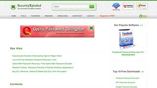 
                            1. Opera Password Decryptor : Free Opera Next password recovery tool ...