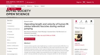
                            10. Operating length and velocity of human M. vastus lateralis fascicles ...