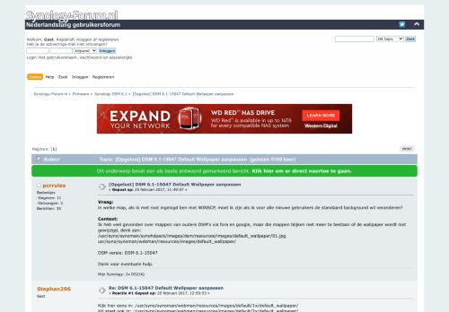 
                            10. [Opgelost] DSM 6.1-15047 Default Wallpaper aanpassen - Synology ...