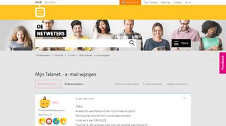 
                            4. Opgelost: Mijn Telenet - e-mail wijzigen - De Netweters