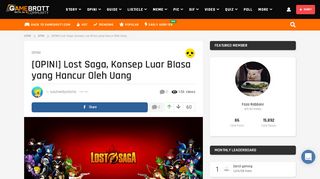 
                            9. [OPINI] Lost Saga, Konsep Luar BIasa yang Hancur Oleh Uang